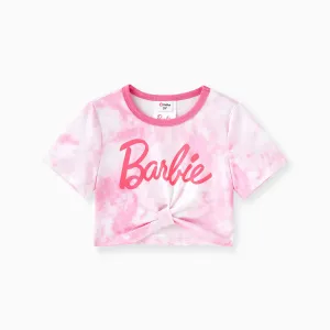 Barbie 1pc Toddler/Kids Girls Alphabet Print Short-sleeve T-Shirt #1331823