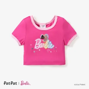 Barbie 1pc Toddler/Kids Girls Rainbow Letter Print T-shirt #1332368