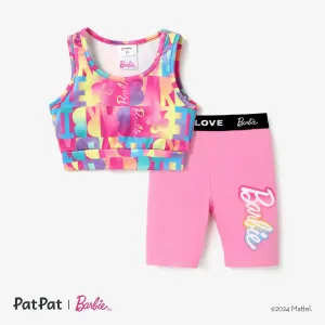 Barbie 2pcs Sporty Sets for Toddler/Kid Girls with Letter Pattern #1319001