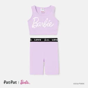Barbie 2pcs Toddler/Kid Girl Cotton Tank Top and Shorts Set #234787