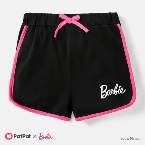 Barbie Kid Girl Letter Print Cotton Shorts #914941