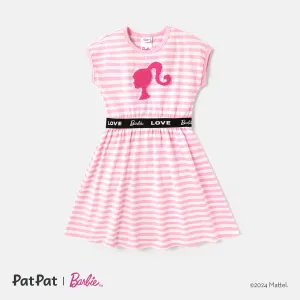Barbie Toddler/Kid Girl Letter Panel Sleeveless Dress #862421