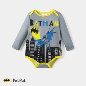 Batman Baby Boy Classic Logo Hooded Sweatshirt and Bodysuit and Pants #837928