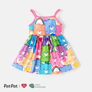Care Bears Baby Girl Colorful Striped or Allover Print Cami Dress #834224