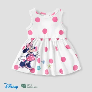 Disney Mickey and Friends 1pc Baby/Toddler Girls Naiaâ¢ Character Print Polka Dots/Stripped Dress