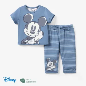 Disney Mickey and Friends 2pcs Baby/Toddler Boys/Girls Naiaâ¢ Character Print Set