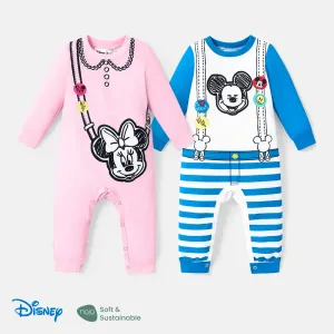 Disney Mickey and Friends Baby Boy/Girl Long-sleeve Graphic Naiaâ¢ Jumpsuit