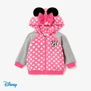 Disney Mickey and Friends Baby Girls Cotton Character Pattern 1 Pop Ears Plush Jacket or 1 Pants or 1 Romper #1211072