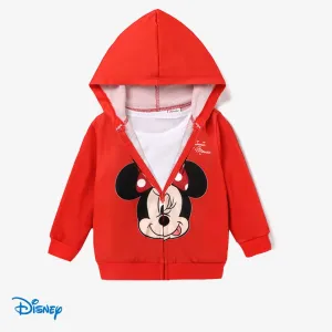 Disney Mickey and Friends Toddler Girl Character Print Long-sleeve Jacket/Pants/Tee #1172003
