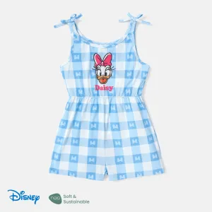 Disney Mickey and Friends Toddler/Kid Girl Tie Shoulder Naiaâ¢ Plaid Romper #1035026