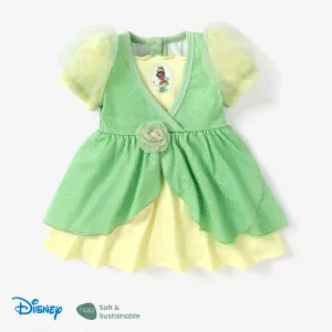 Disney Princess Baby/Toddler Girl Naiaâ¢ Ariel Character Print Puff sleeves Cosplay Mesh Dress #1320138