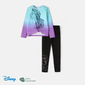 Disney Princess Kid Girl 2pcs Naiaâ¢ Character Print Long-sleeve Pullover and Leggings Set #1060617