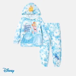 Disney Princess Toddler/Kids Girl 2pcs Character Print Long-sleeve Top and Pants Set