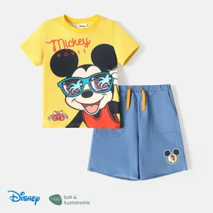 Disney Mickey and Friends Toddler/Kid Boy 2pcs Naiaâ¢ Character Print Short-sleeve Tee and Shorts Set #925135