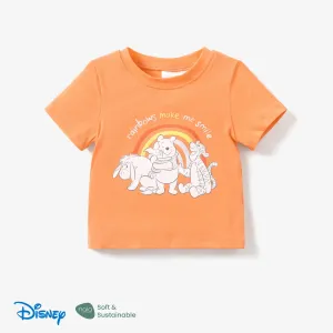 Disney Winnie the Pooh 1pc Baby Boys/Girls Naiaâ¢ Character Print Striped Rainbow Romper/ T-shirt/ Shorts #1331751