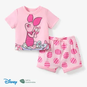 Disney Winnie the Pooh 2pcs Easter Baby/Toddler Boy/Girl Character Naiaâ¢ Print Tee and Shorts Set #1325895