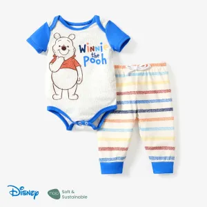 Disney Winnie the Pooh Baby Boy 2pcs Naiaâ¢ Character Print Romper and Stripes Pants Set