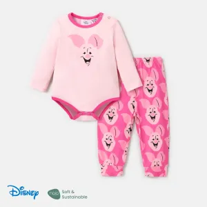 Disney Winnie the Pooh Baby Girl/Boy 2pcs Character Print Long-sleeve Bodysuit and Naiaâ¢ Pants Set #1058416