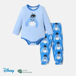 Disney Winnie the Pooh Baby Girl/Boy 2pcs Character Print Long-sleeve Bodysuit and Naiaâ¢ Pants Set #1058421