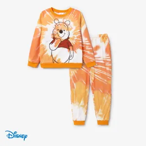 Disney Winnie the Pooh Kids Girl/Boy Tie Dye Long-sleeve Top and Pants Set #1166891