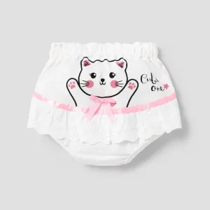 Girls' Sweet 3D Animal Pattern Underwear Set #1116812
