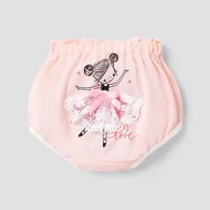 Girls' Sweet 3D Animal Pattern Underwear Set #1116816