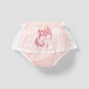 Girls' Sweet 3D Animal Pattern Underwear Set #1164856