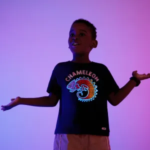 Go-Glow Illuminating T-shirt with Light Up Chameleon Including Controller (Built-In Battery) #927566