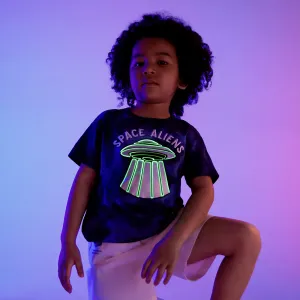 Go-Glow Illuminating T-shirt with Light Up UFO Including Controller (Built-In Battery) #927571