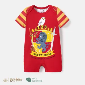 Harry Potter Baby Girl/Boy Naiaâ¢ Character Print Striped Short-sleeve Romper #1040331