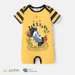 Harry Potter Baby Girl/Boy Naiaâ¢ Character Print Striped Short-sleeve Romper #1040339