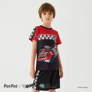 Hot Wheels Kid Girl/Boy 2pcs Vehicle Print Naiaâ¢ Short-sleeve Top and Shorts Set #912266