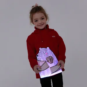 Go-Glow Illuminating Jacket with Light Up Hug Bear Including Controller (Built-In Battery) #207436