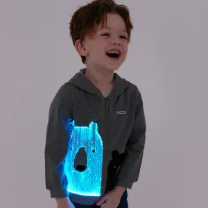 Go-Glow Illuminating Jacket with Light Up White Bear Including Controller (Built-In Battery) #207395
