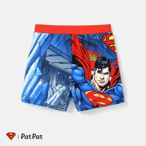 Justice League Character Print Swim Trunks for Brother and Me #1046822