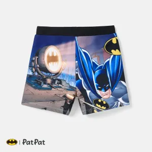 Justice League Character Print Swim Trunks for Brother and Me #1046831