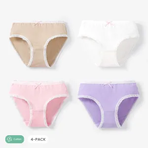 Kid Girl 4pcs Casual Underwear Set #1343216