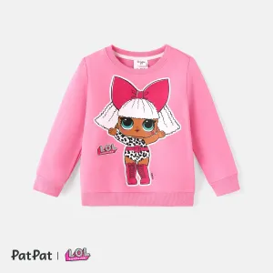 L.O.L. SURPRISE! Toddler Girl Character Print Cotton Pullover Sweatshirt #236189