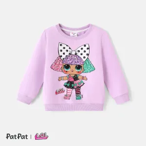 L.O.L. SURPRISE! Toddler Girl Character Print Cotton Pullover Sweatshirt #236210