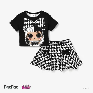 L.O.L. SURPRISE! Toddler Girl/Kid Girl Graphic Print Short-sleeve Tee and Skirt #1319619