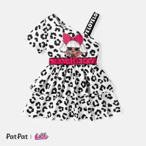 L.O.L. SURPRISE! Toddler Girl Leopard Print One Shoulder Dress #226338