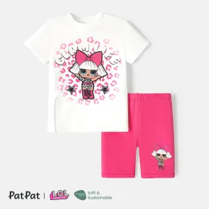 L.O.L. SURPRISE! Toddler/Kid Girl/Boy Character Print Tee and Cotton Shorts Set