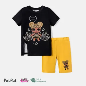L.O.L. SURPRISE! Toddler/Kid Girl/Boy Character Print Tee and Cotton Shorts Set #903035