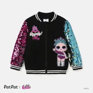 L.O.L. SURPRISE! Toddler/Kid Girl Character Print Sequin Long-sleeve Jacket #1088861