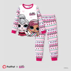 L.O.L. SURPRISE! Toddler/Kid Girl Graphic Print Long Sleeve Snug-fitting Pajamas Sets #1108995