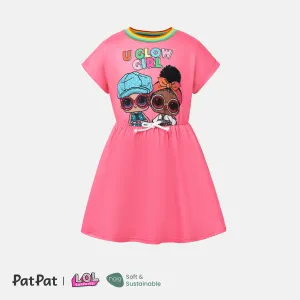 LOL Surprise Kid Girl Short-sleeve Graphic Print Naiaâ¢ Dress #904723
