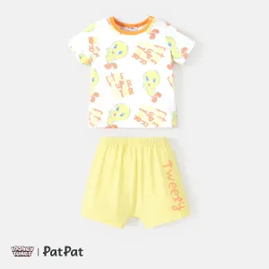 Looney Tunes Baby Boy 2pcs Naiaâ¢ Character Print Short-sleeve Tee and Letter Print Shorts Set #1040349
