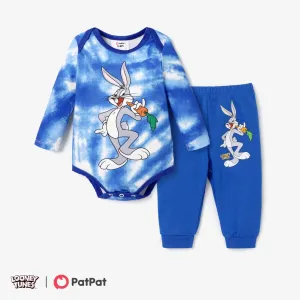 Looney Tunes Baby Boy/Girl Character Print Long sleeve Top and Pants Set #1211763