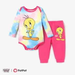 Looney Tunes Baby Boy/Girl Character Print Long sleeve Top and Pants Set #1211768