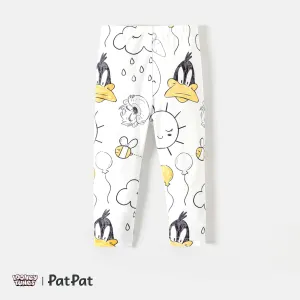 Looney Tunes Baby Girl Cartoon Print Leggings Pants #212371